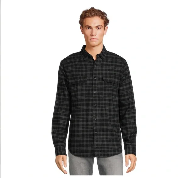 george black dress shirt Nudie - George 14.5oz Selvage Denim Shirt